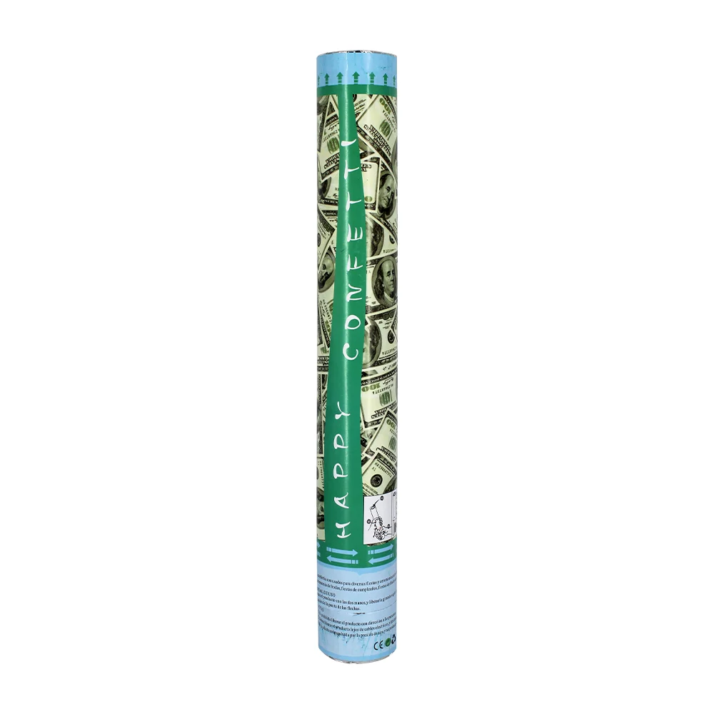 1pza Cañón bazuca happy confetti de 38cm lanza billetes dólares / 161…