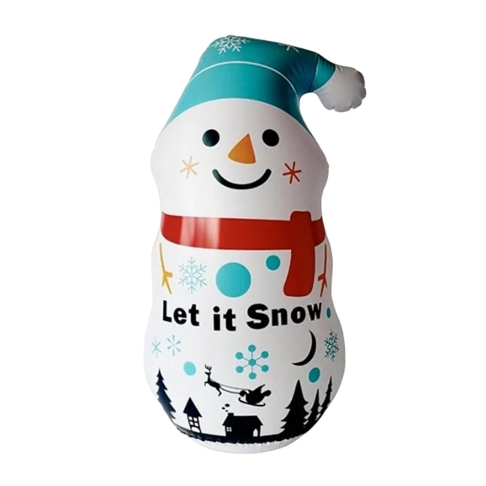 Muñeco de nieve inflable gigante para entrenamiento de boxeo con luce…
