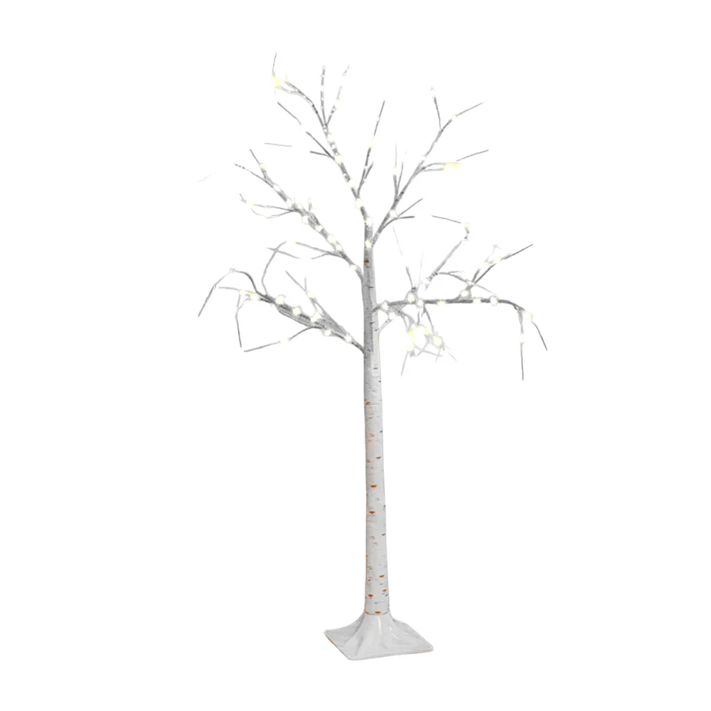 Árbol de navidad led decorativo con 160 luces intermitentes, 120cm / …