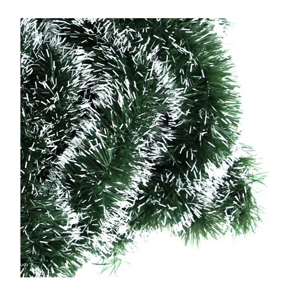 Paquete con escarcha para decoración navideña en color verde pino con…