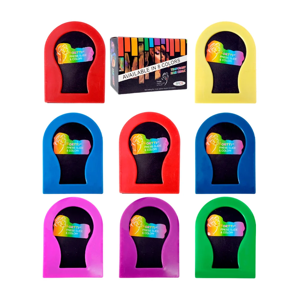 Paquete con 8 sombras de colores lavables con pigmento para teñir el …
