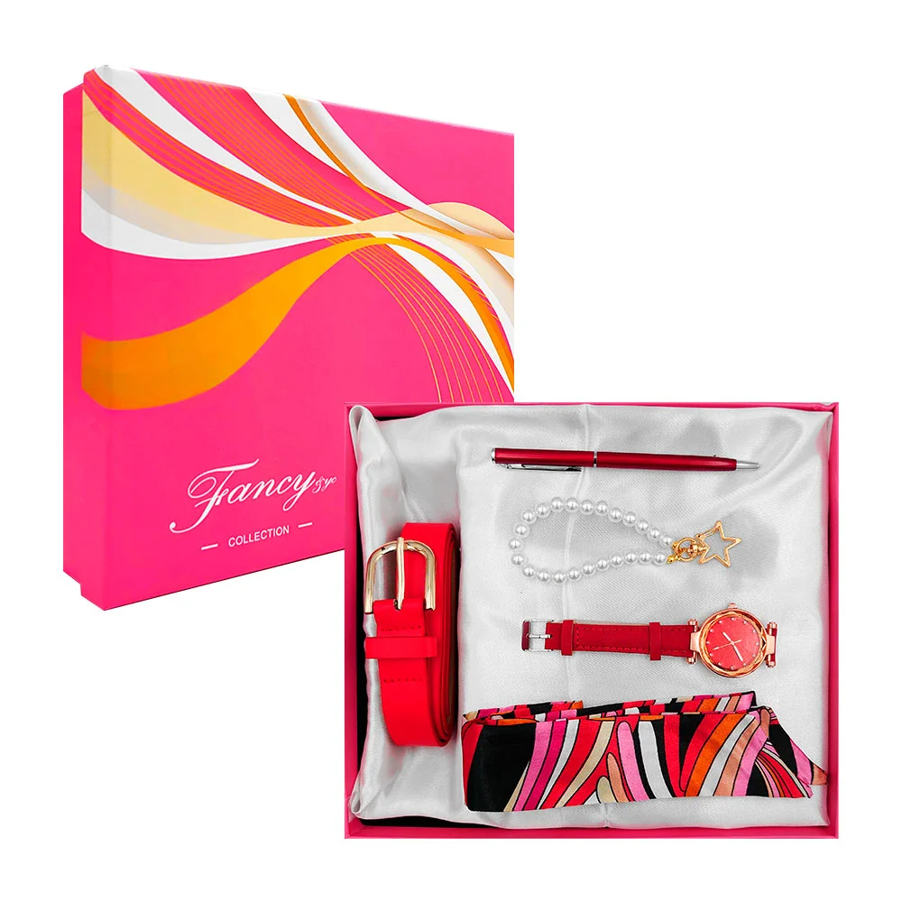 Kit de regalo para dama con cinturón, bolígrafo - pluma, reloj de man…