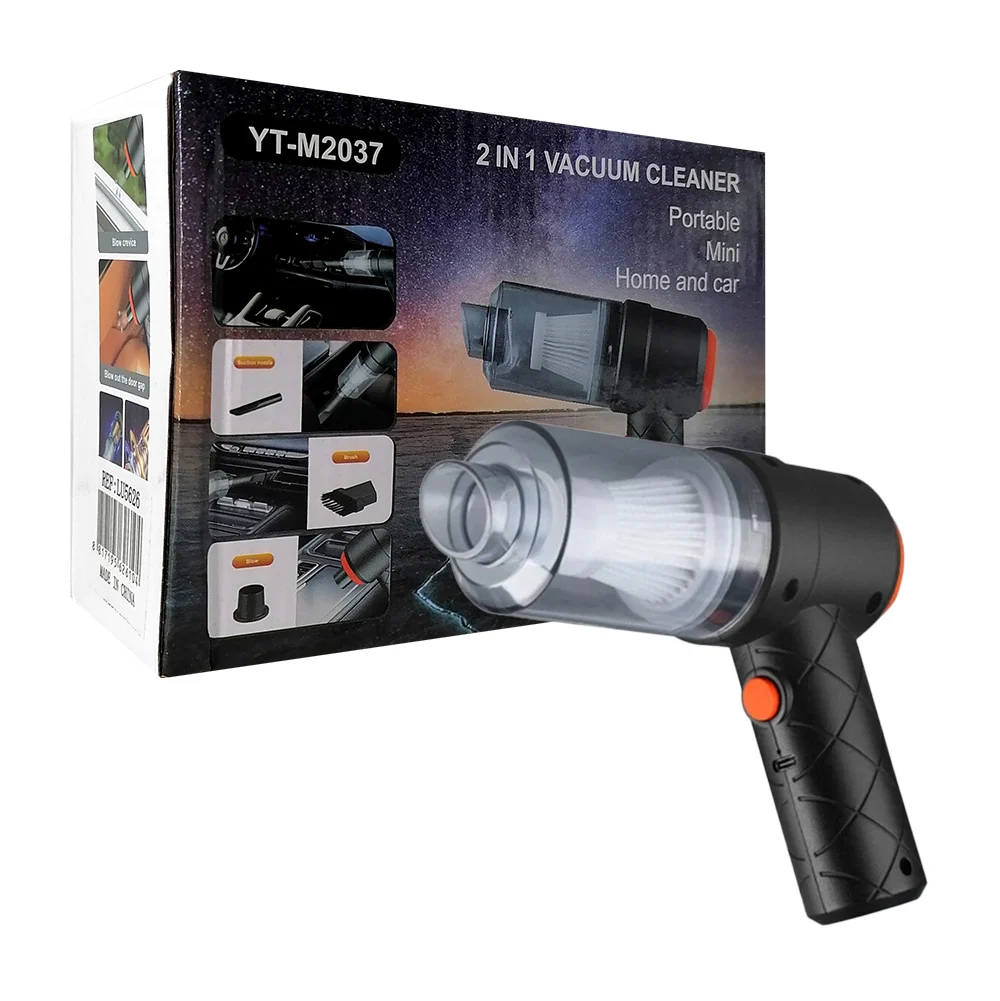 Aspiradora inalámbrica portátil 2 en 1 para auto y hogar / yt-m2037 /…