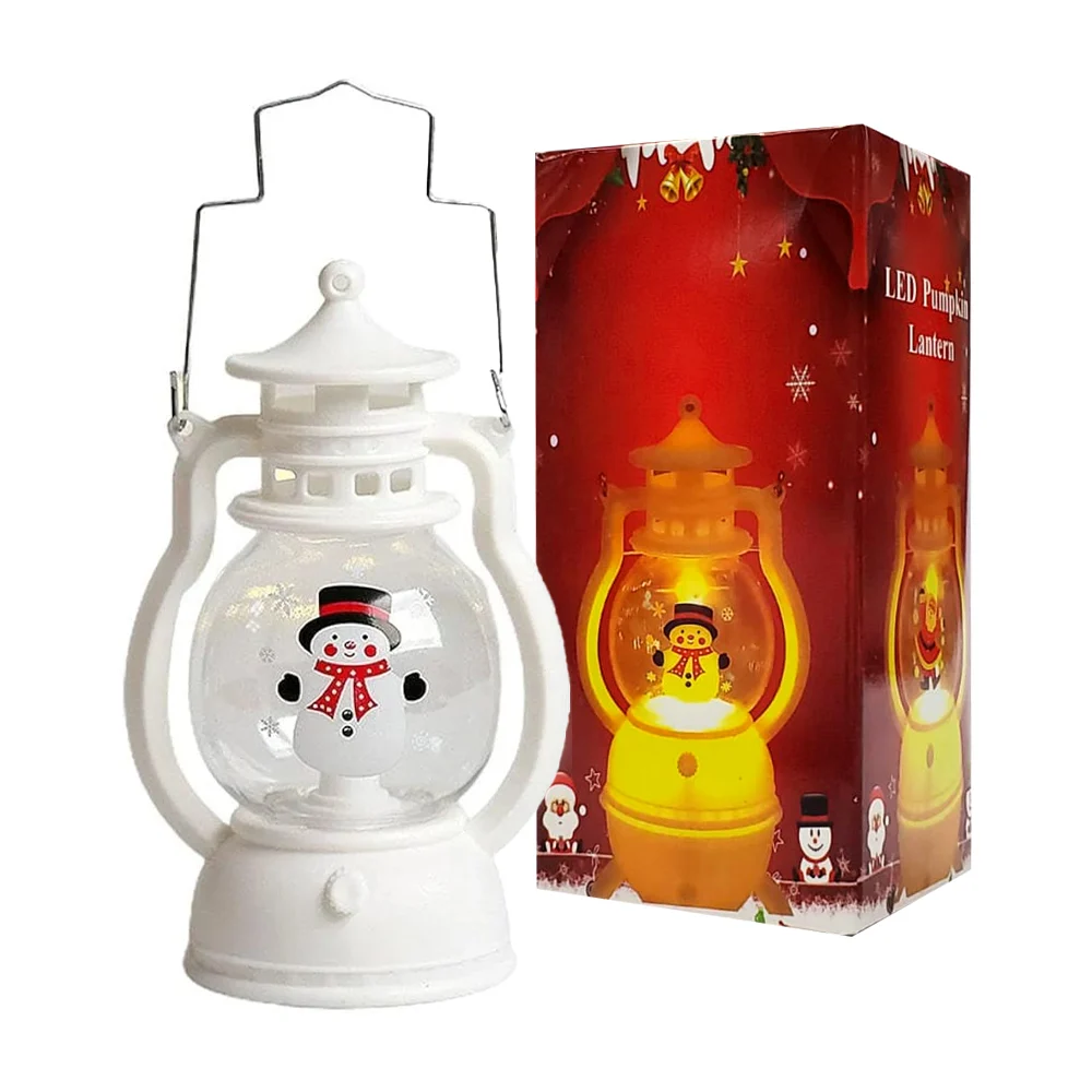 Lámpara decorativa de luz cálida con temática navideña, variedad de d…