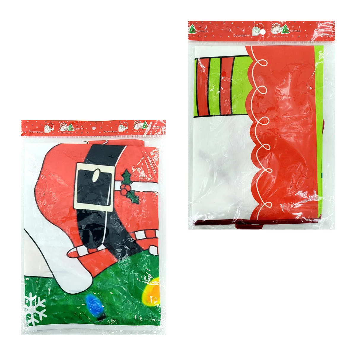 1pza Mandil de tela con estampado navideño, variedad de personajes / …