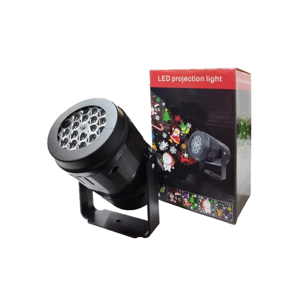 Mini proyector led tipo láser con temática navideña, variedad de dise…