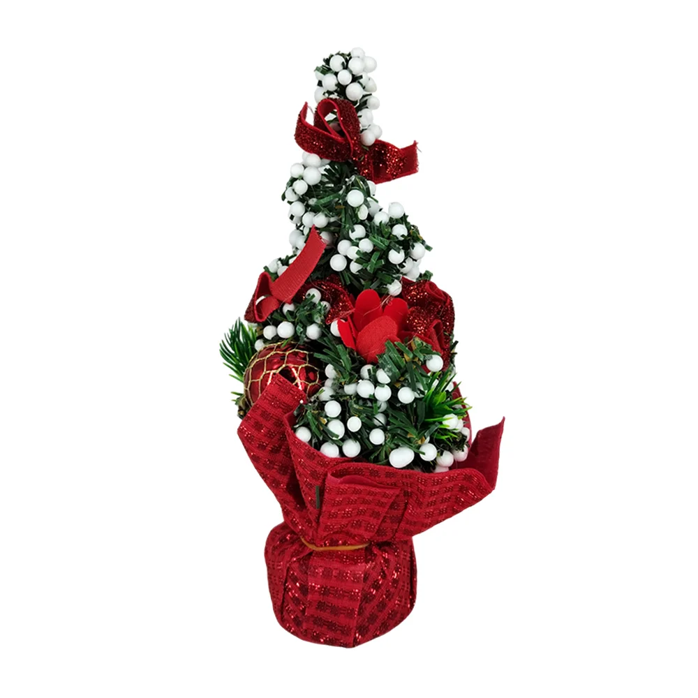Mini árbol / pino de navidad con base de cuadros, bolitas de unicel y…