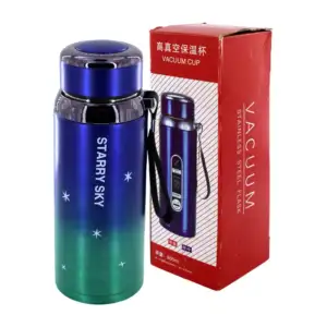 Termo de acero inoxidable con capacidad de 800ml y diseño de estrella…