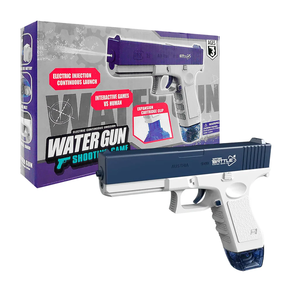 Pistola de agua eléctrica recargable infantil, variedad de colores / …