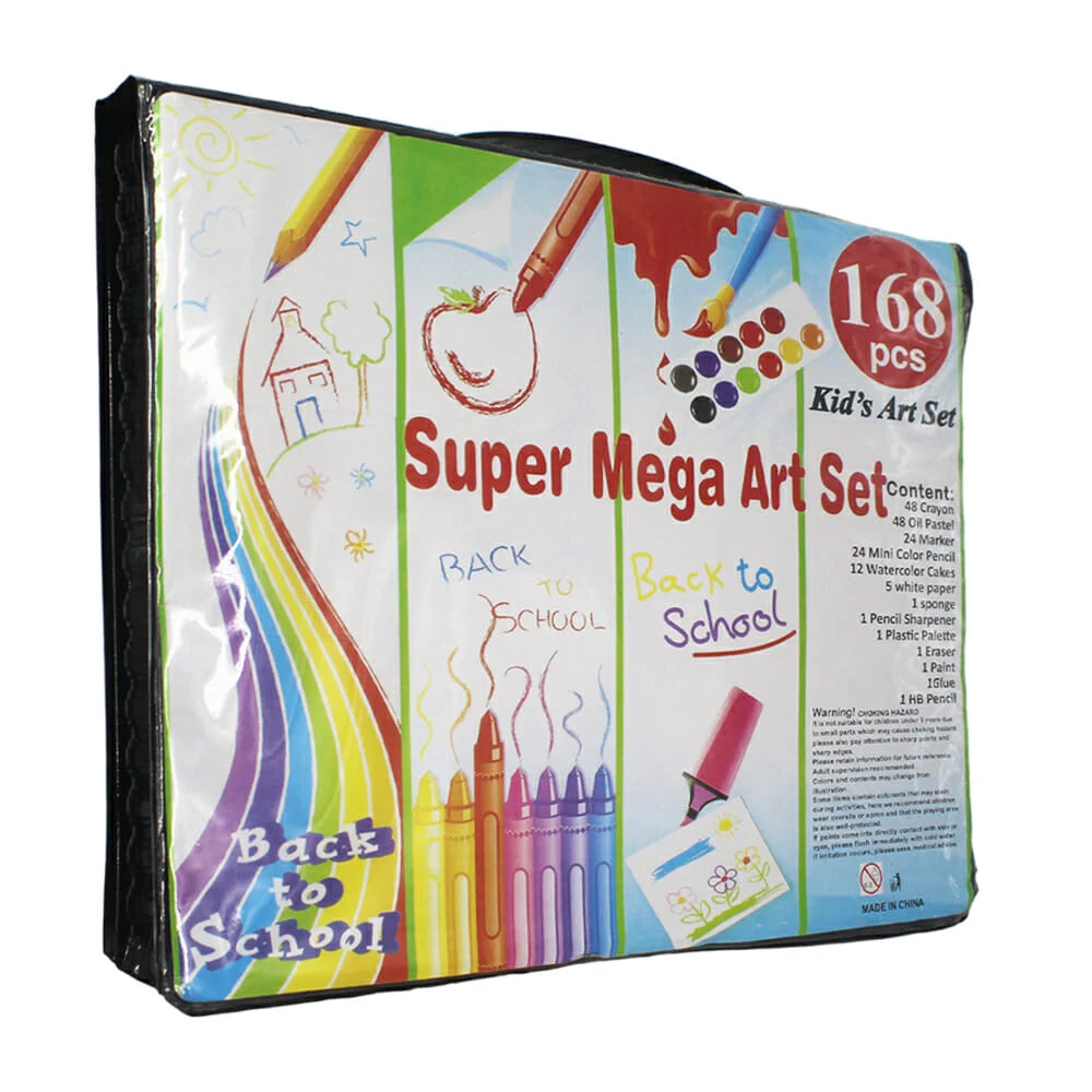Super mega set de arte con 168 accesorios para diseñar kid´s art det …
