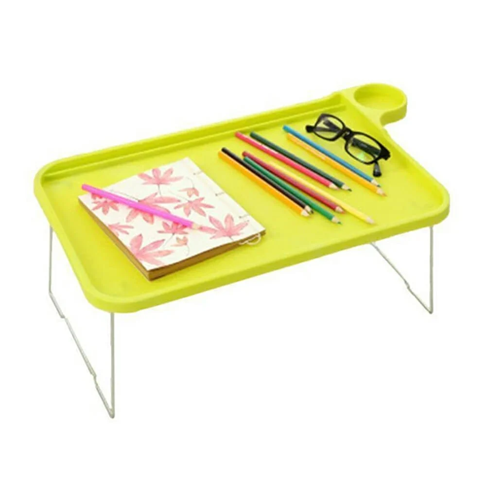 Mesa portátil plegable tipo desayunador de plástico con portavaso 52x…