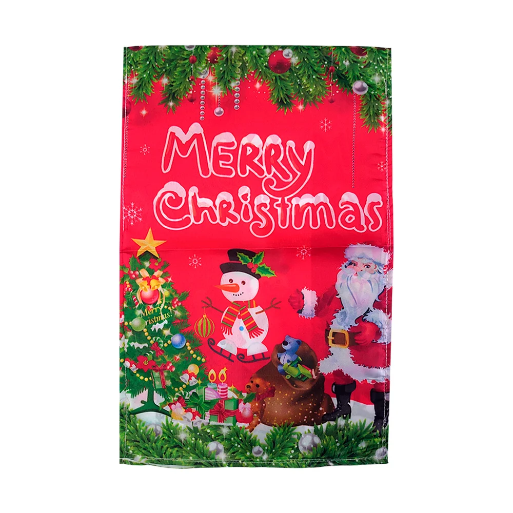 1pza Letrero de tela decorativa con estampado navideño 45x28cm, varie…