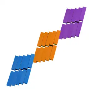Paquete de 10 limas rectangulares para uñas, variedad de colores / m1…