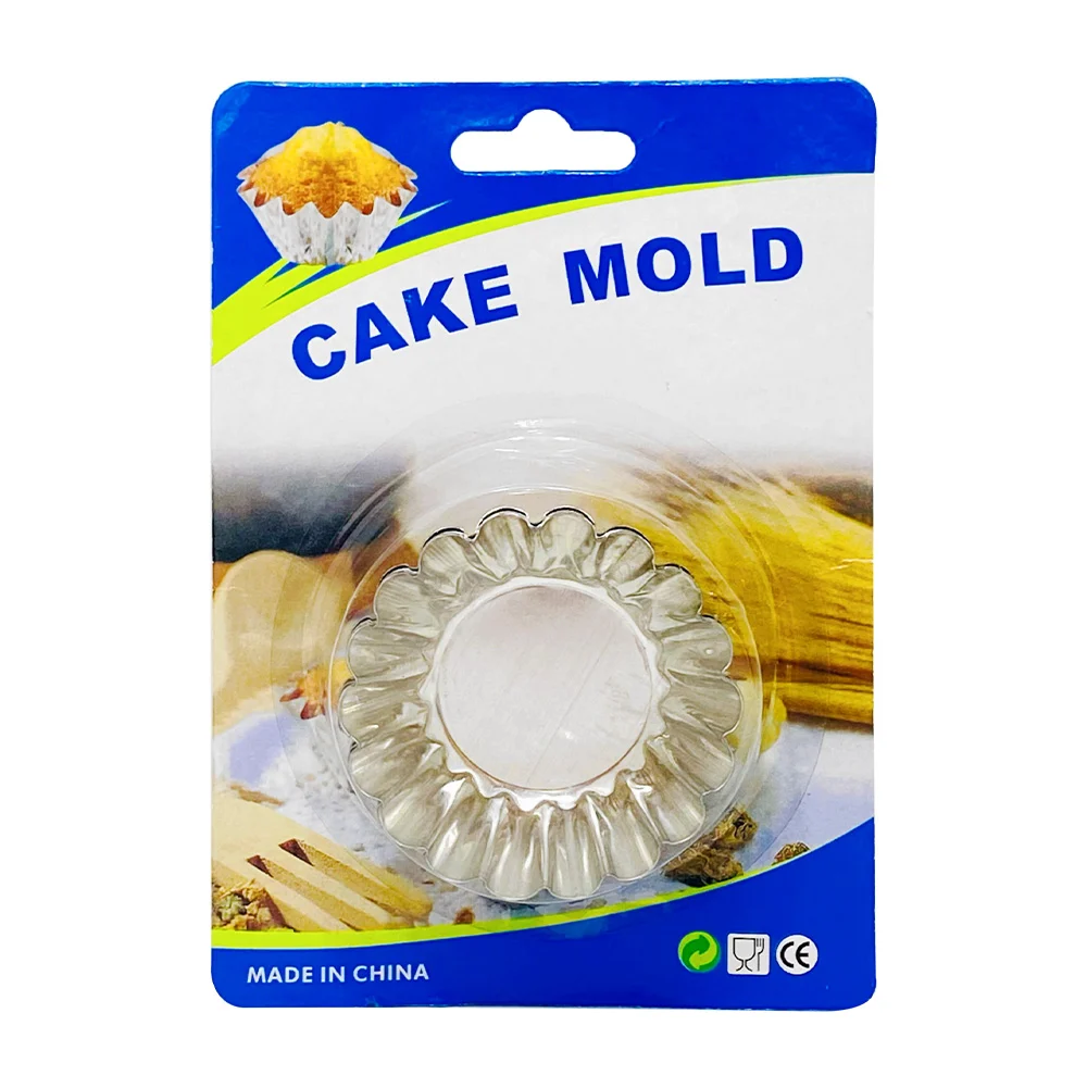 Paquete 4 pzas capacillos metálicos para cupcakes / cake mold / m198-…