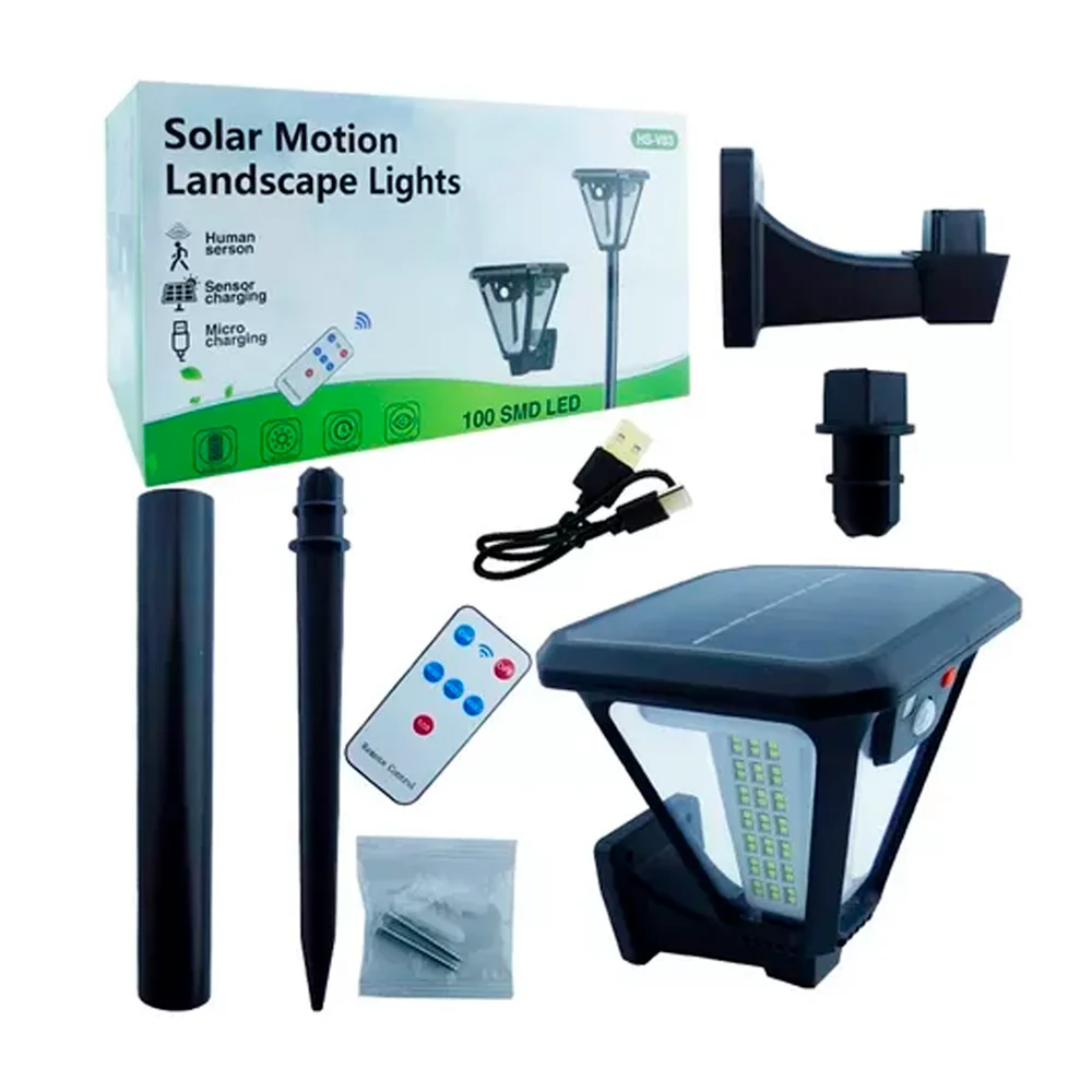 Set lámpara led de pared para exteriores y lampara led para jardín co…