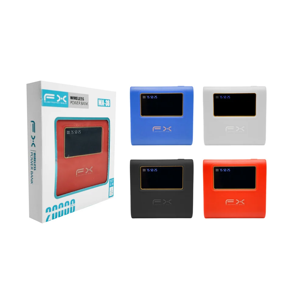 Power bank batería portátil de 20000mah con puertos usb + puerto tipo…