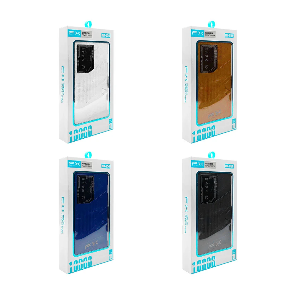 1pza Power bank / batería portátil con indicador de carga, entradas u…