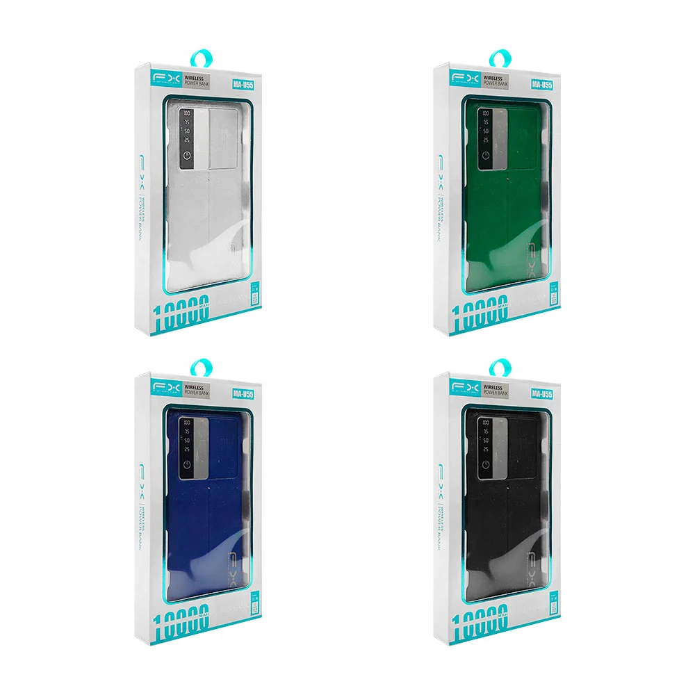 1pza Power bank / batería portátil con diseño tipo cuero, 3 entradas …