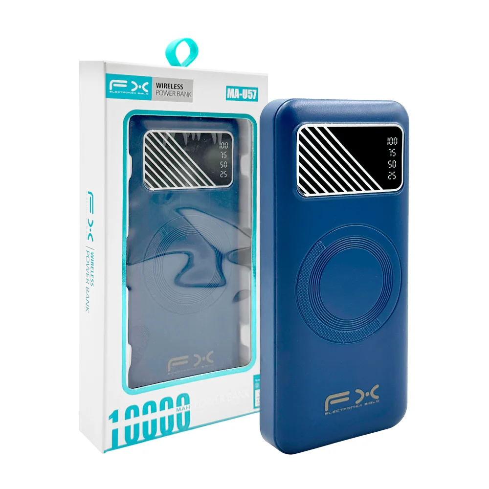 1pza Power bank / batería portátil de 10000 mah con indicador led de …