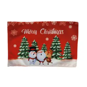 1pza Mantel individual de tela con temática navideña 42 x 27cm, varie…