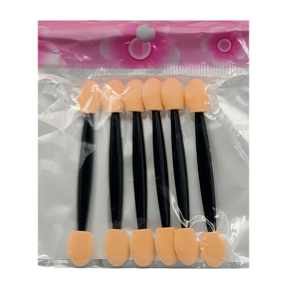 Paquete con 6 aplicadores dobles para sombra de ojos, variedad de col…