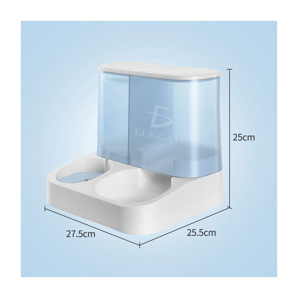 Alimentador dispensador automático de agua 1L y croquetas 2.8L para m…