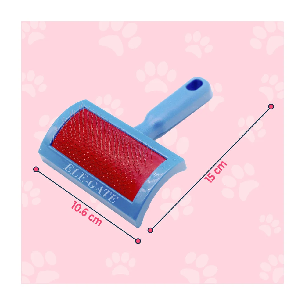 Cepillo rascador cardina con puntas protegidas para perros y gatos