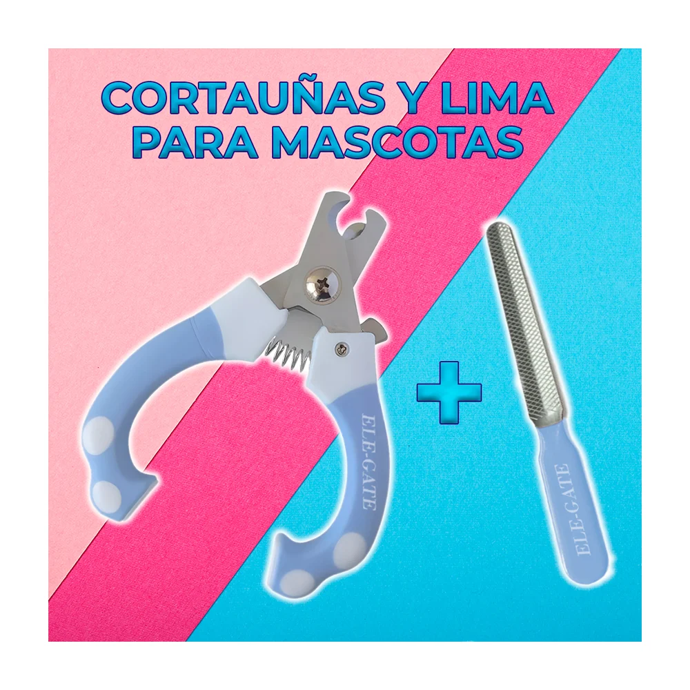 Cortauñas profesional con asas antideslizantes y lima de uñas para ma…