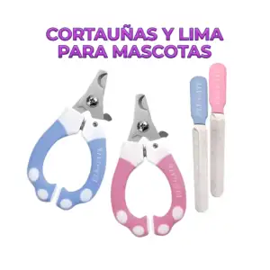 Corta uñas con lima tipo alicate para perros y gatos, variedad de col…