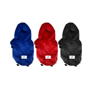 Chamarra impermeable para mascotas con malla transpirable, listones a…