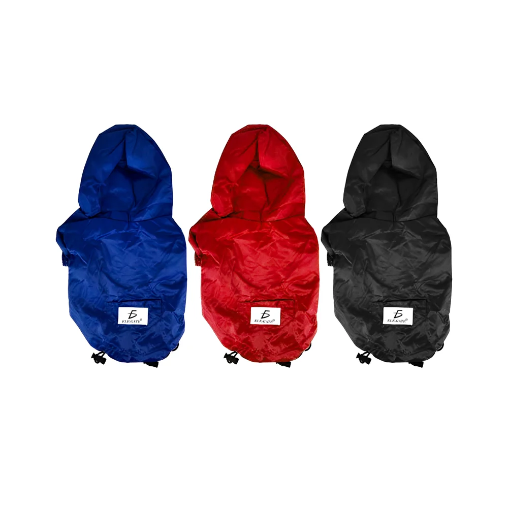 Chamarra impermeable para mascotas con malla transpirable, listones a…