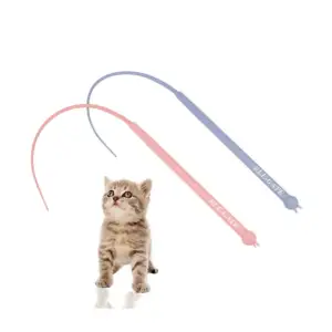 Juguete súper resistente para gato, con diseño de cola de ratón, vari…