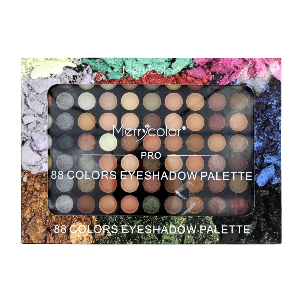 Paleta de sombras para ojos con 88 tonos, variedad de colores / mc104…