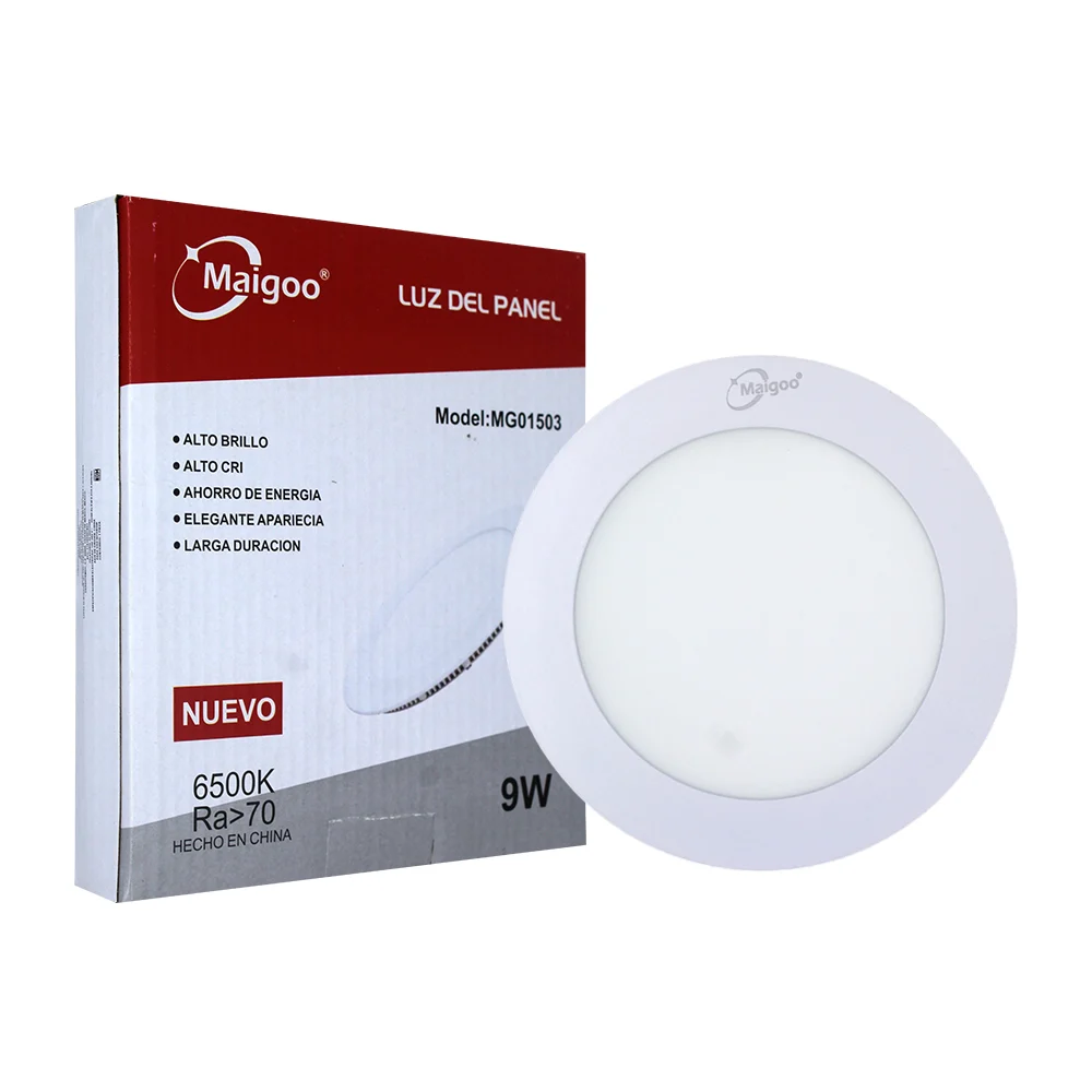 Lámpara / luminario led circular maigoo para empotrar de 9w-6500k, 15…