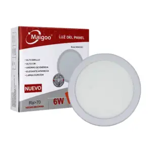 Lámpara / panel ajustable circular maigoo de 6w, 10cm / mg03301