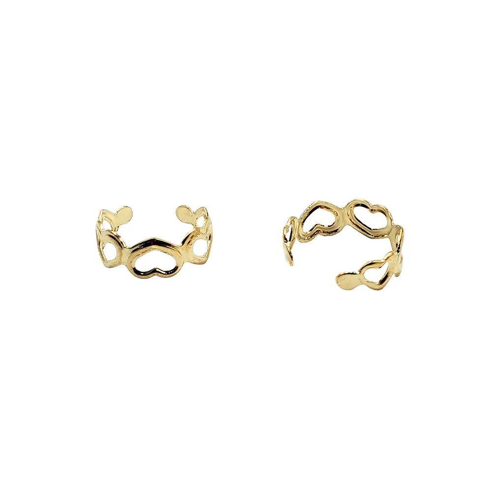 Paquete con 4 accesorios, par de aretes arracadas y par de anillos aj…