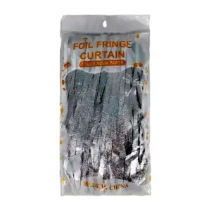 Cortina metálica texturizada con relieve para decoración de fiesta, v…