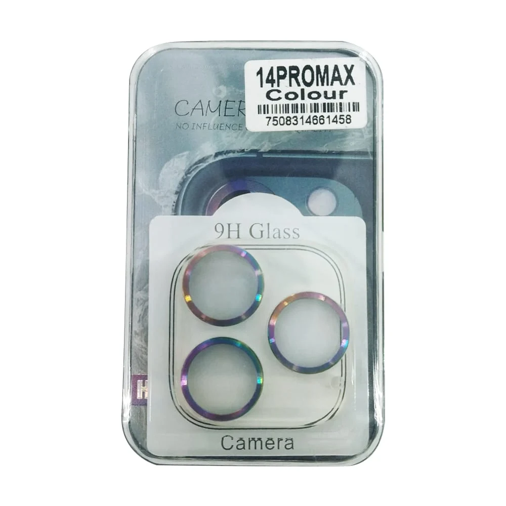Mica transparente para cámara de iphone con círculos color metálico, …