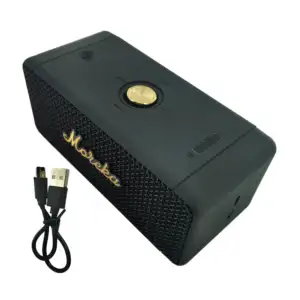 Bocina rectangular bluetooth con indicador de batería y ranura para s…