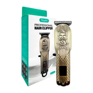 Máquina cortadora de cabello buytiti con diseño de barbero y 4 peinet…