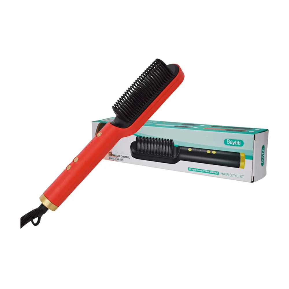 Cepillo plancha alaciadora buytiti con luz led indicadora, variedad d…