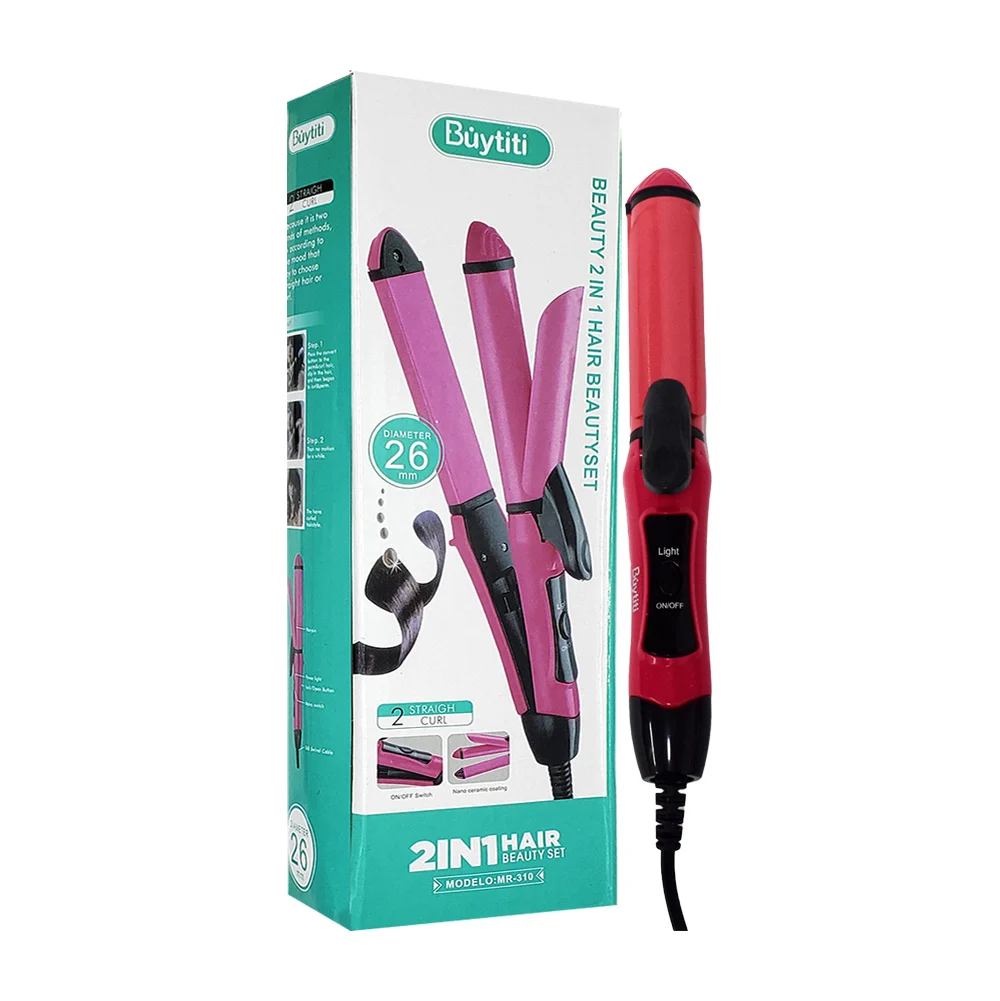 Plancha rizadora buytiti 2 en 1 para el cabello / 2in1 hair beauty se…