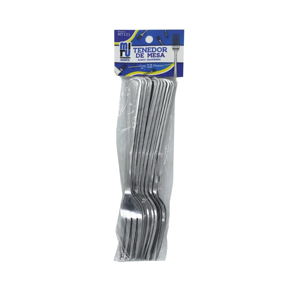 Paquete con 12 tenedores metálicos mitu para cocina / mt121 – Joinet