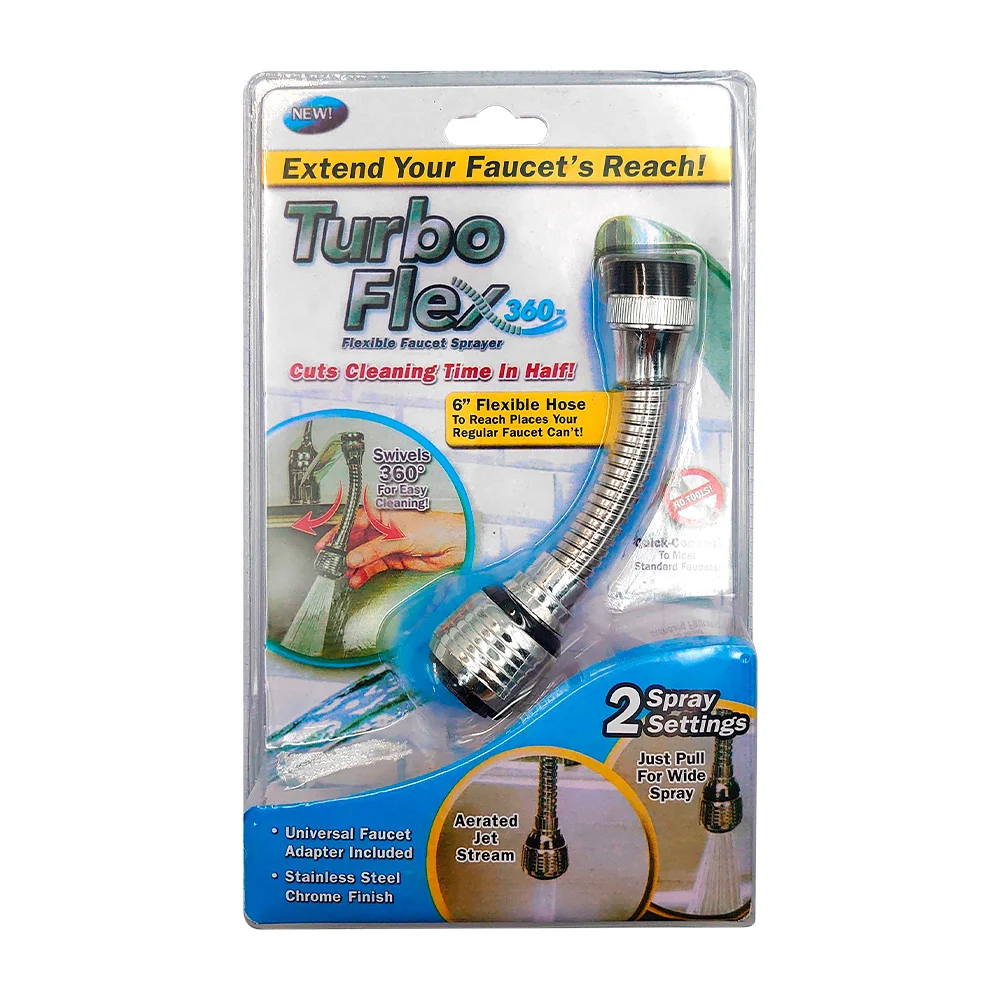Extensión flexible metálica de 6 pulgadas con 2 modos de chorro para …