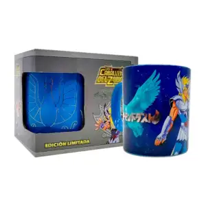 Taza de cerámica con diseño estampado de los caballeros del zodiaco h…