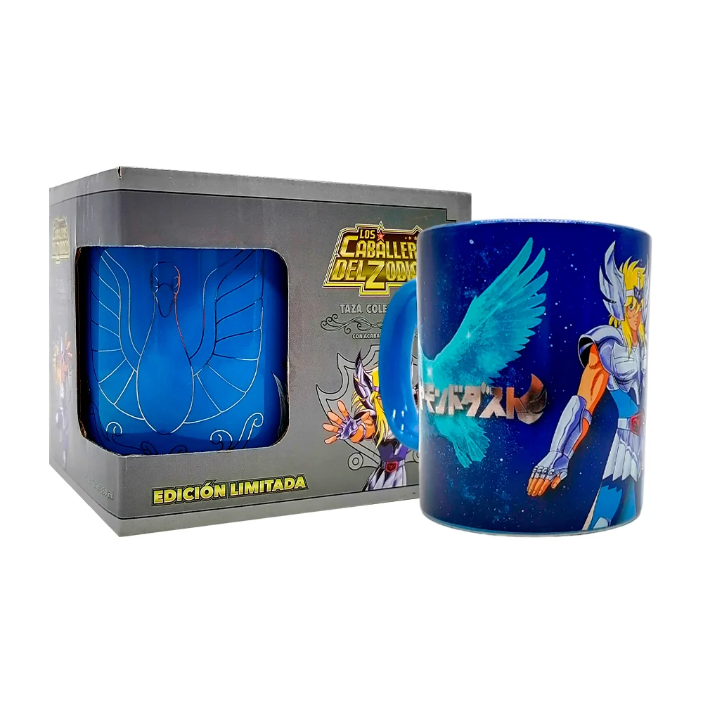 Taza de cerámica con diseño estampado de los caballeros del zodiaco h…