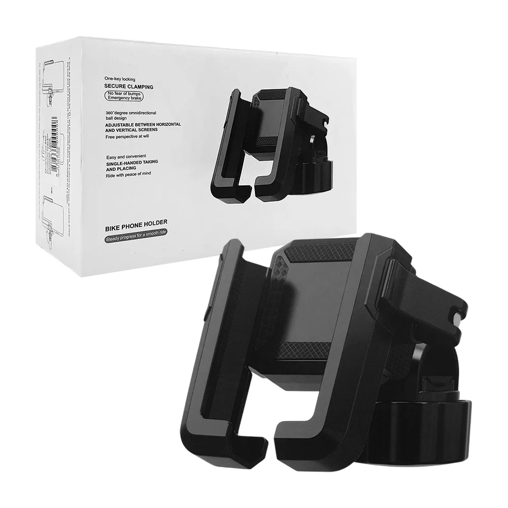 Porta celular dos piezas ajustables para bicicleta / mzj-850
