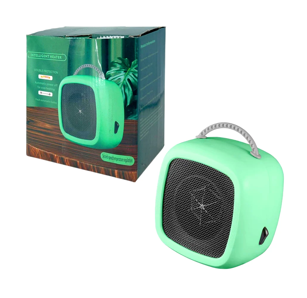 Mini calefactor cuadrado personal con agarradera, variedad de colores…