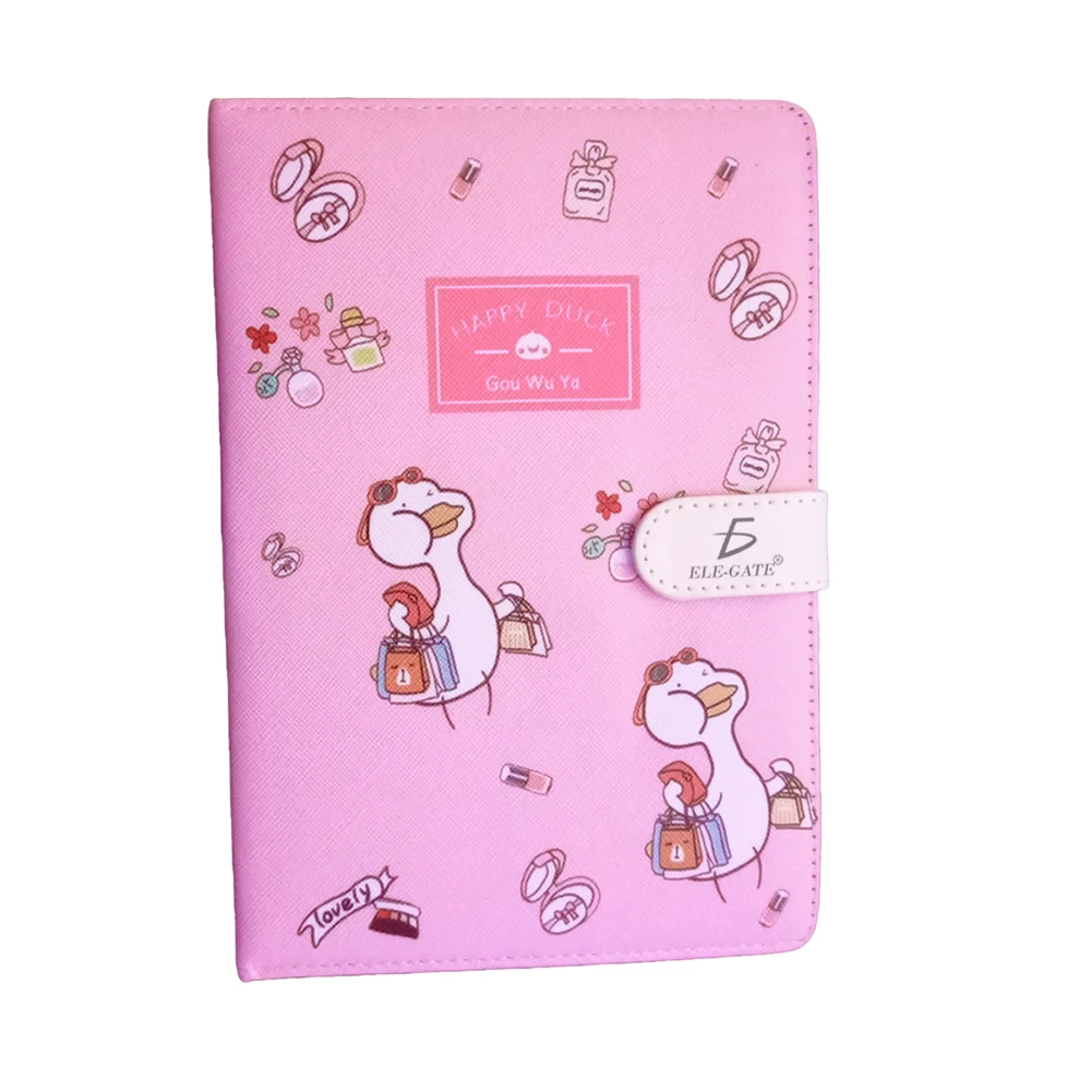 Libreta cuaderno con 100 hojas + broche imantado y diseño kawaii / of…