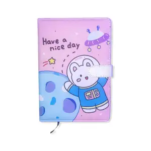 Libreta cuaderno diseño kawaii con 100 hojas + pasta acolchonada y br…